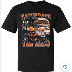 Barstool Men Saturdays Are For The Dads Retro #1 SS Tee Black Grandpacore sz XL